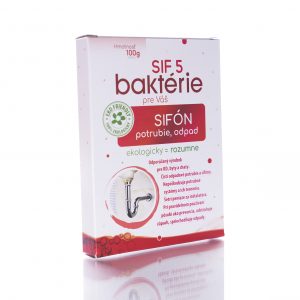 SIF 5 - baktérie pre Váš sifón, potrubie, odpad 100g